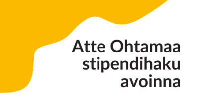 Atte Ohtamaa stipendihaku avoinna