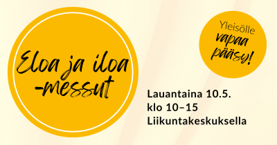 Eloa ja iloa -messujen kuvituskuva
