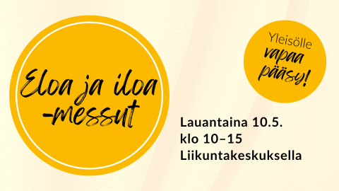 Eloa ja iloa -messujen kuvituskuva