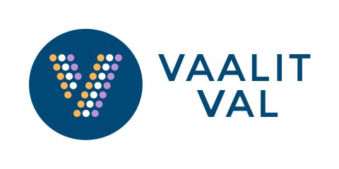 Kuvassa vaali-logo
