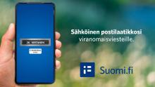 Sähköinen postilaatikko puhelimessa