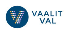 Kuvassa vaali-logo
