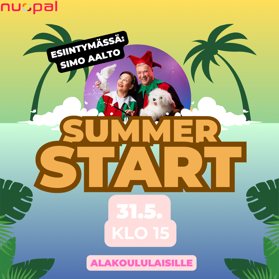 summer start 2024 alakoululaisille mainos