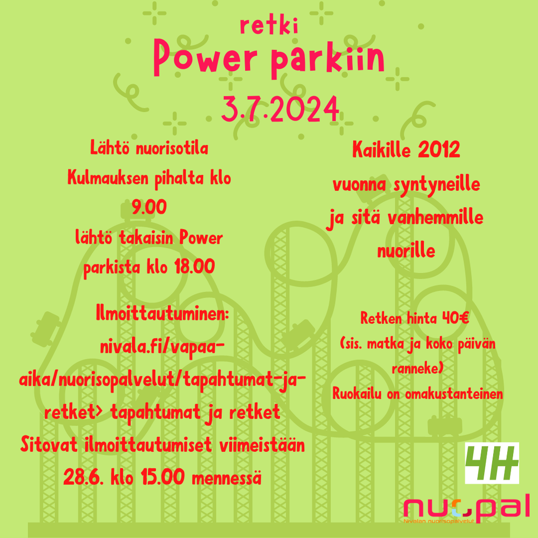 Powerpark retken mainos
