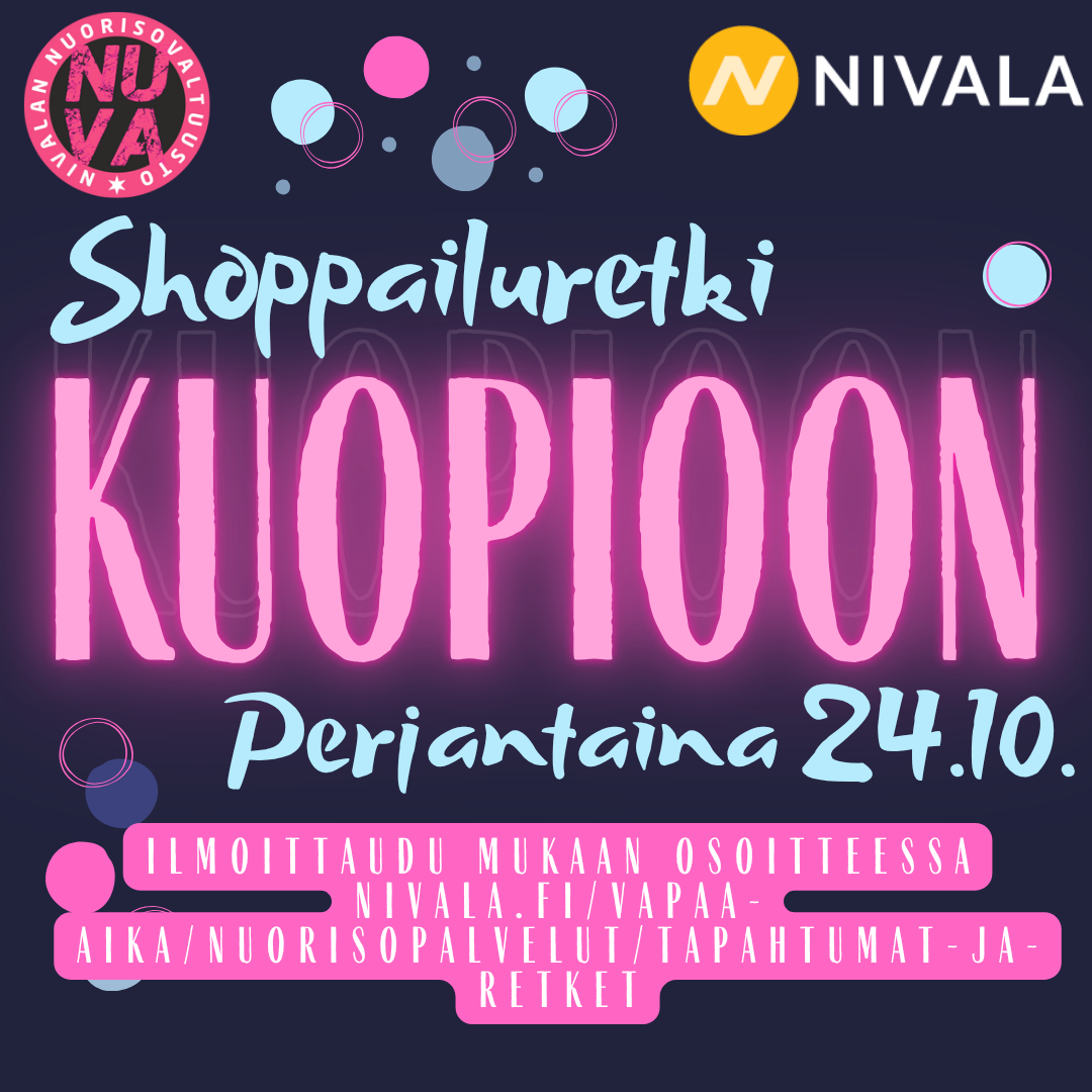 Mainos Kuopion retkestä