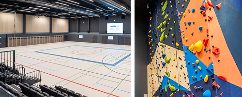 Kuva Champion Door Areenan tiloista